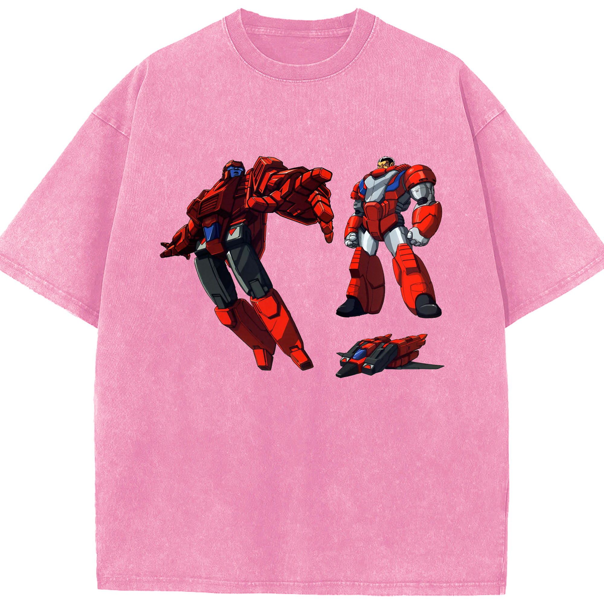 （画像用）  綿100% ヴィンテージ風 半袖Tシャツ（フロントプリント）